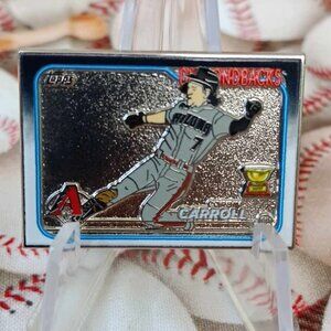 2024 Topps Series 2 Super Box Pin - Corbin Carroll Gold Cup Rookie Diamondbacks